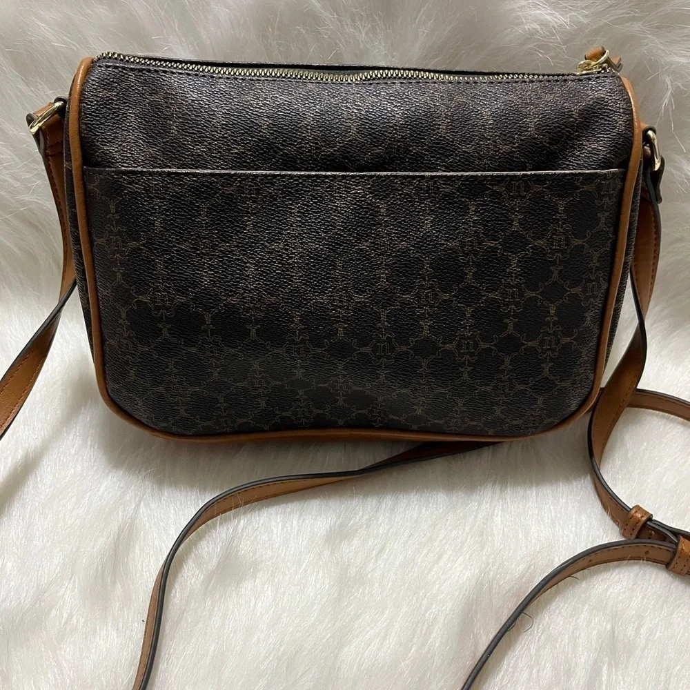 Nanette Lapore Vegan Leather Logo Crossbody Purse